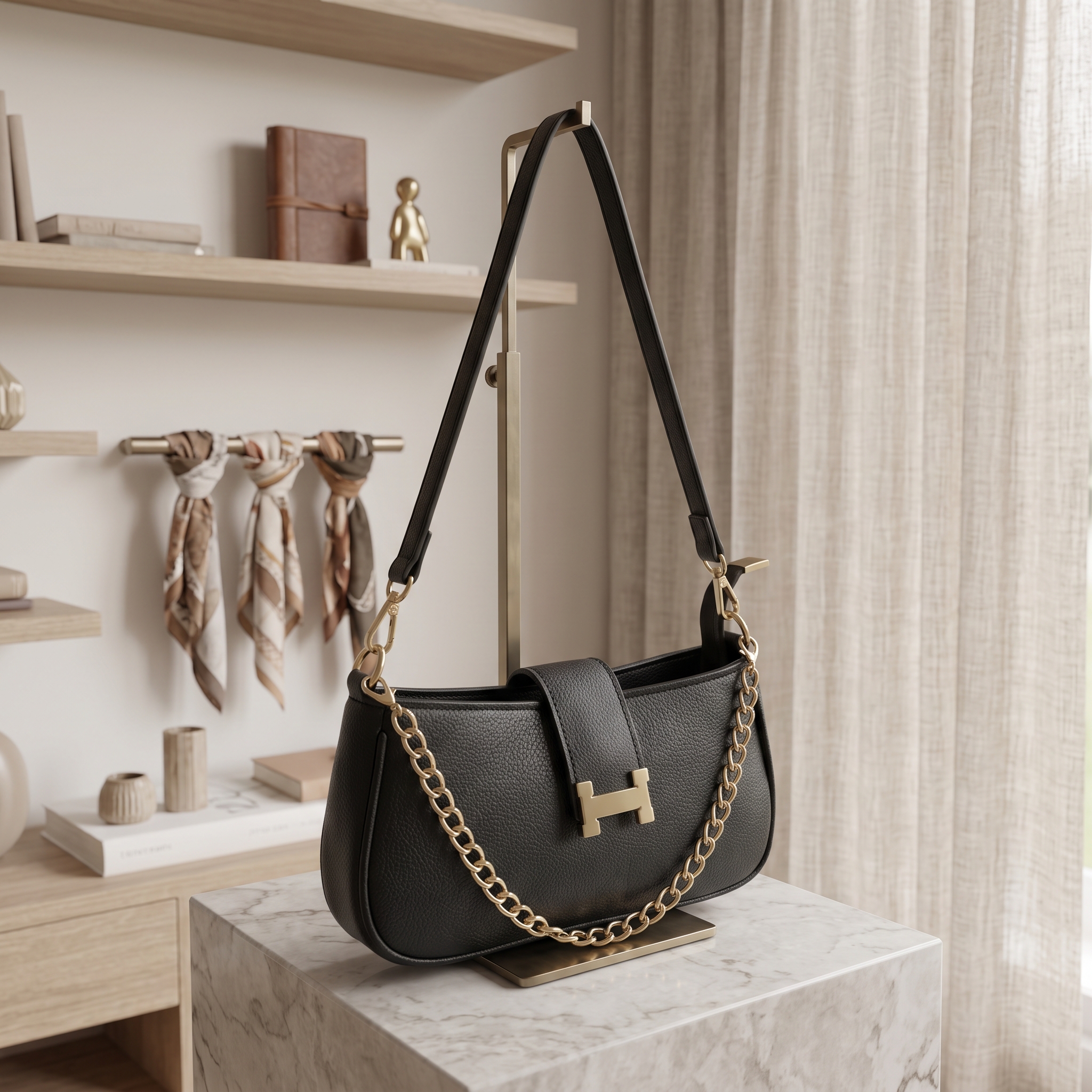 Bolsa paguete modelo versátil