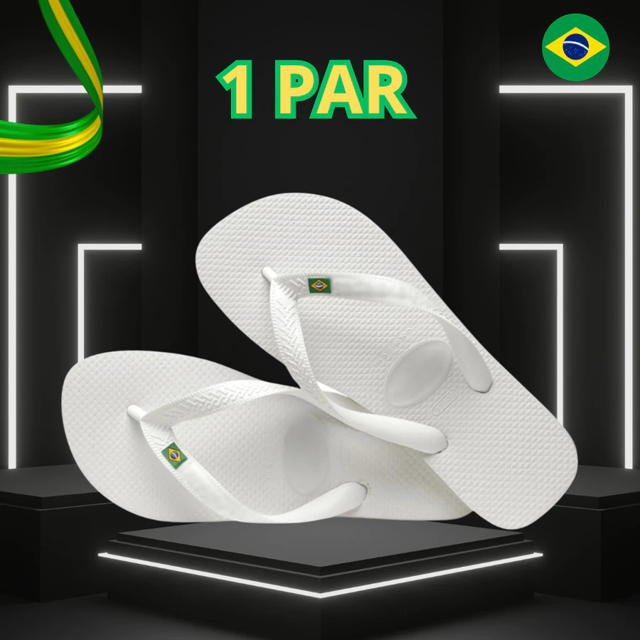 Chinelo Bandeirinha Original Sandalia De Dedo Unissex Verão. Presente para o Dia dos Pais