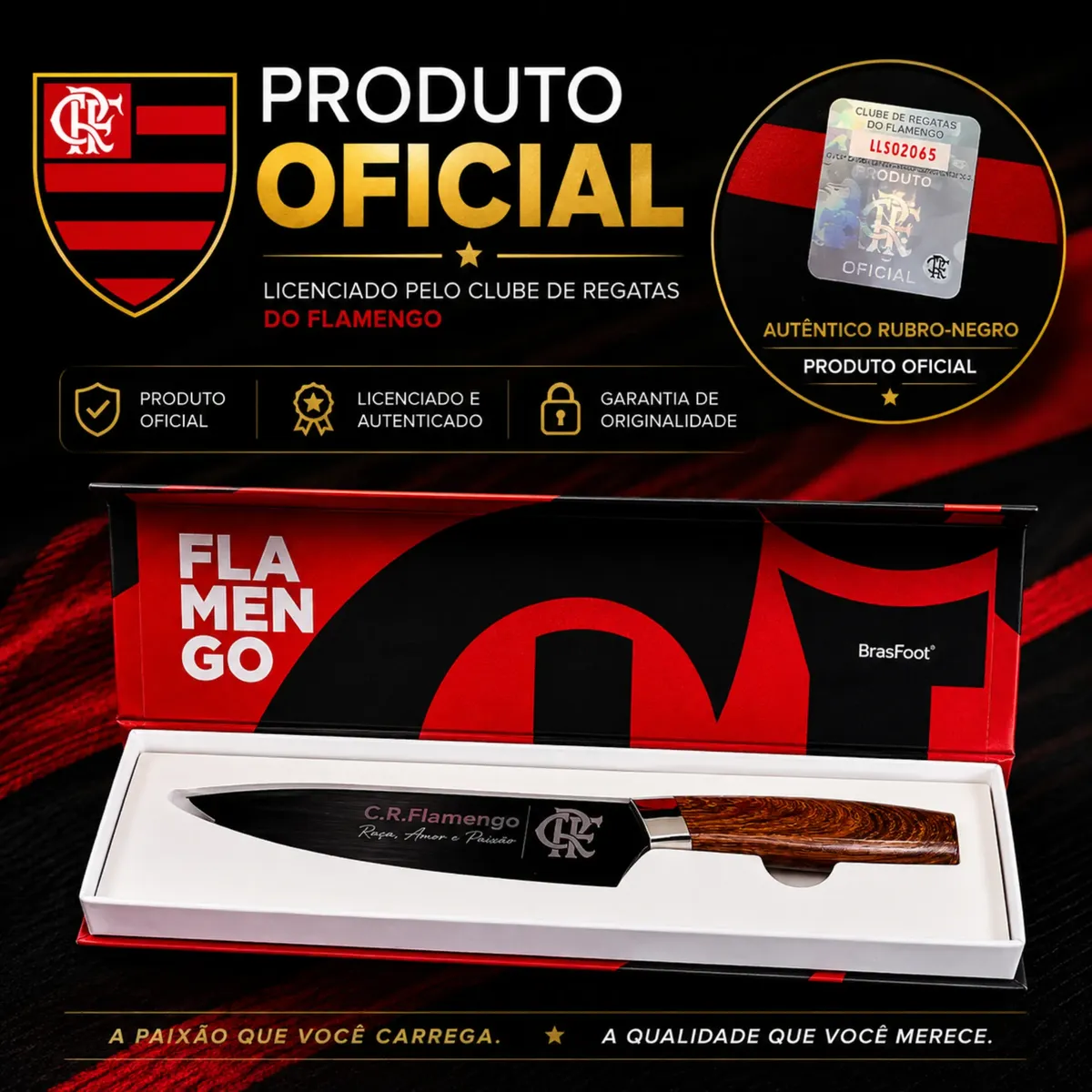 Faca De Churrasco Cozinha Corte Carne Times De Futebol Inox Faca De Churrasco Cozinha Corte Carne Times De Futebol Inox